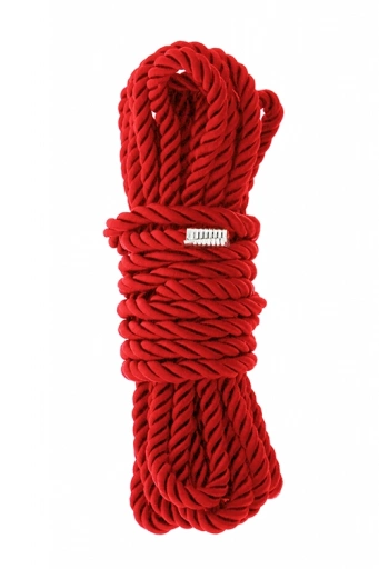 Dream Toys Blaze Deluxe Bondage Rope 5M Red - Lina do krępowania, czzerwona ⚫ DARMOWA DOSTAWA od 299zł ⚫ DYSKRETNA PRZESYŁKA 24H Z POLSKI ⚫