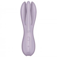 Satisfyer threesome 2 violet - Wibrator z trzema elastycznymi ramionami, Fioletowy ⚫ DARMOWA DOSTAWA od 299zł ⚫ DYSKRETNA PRZESYŁKA 24H Z POLSKI ⚫