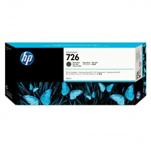 HP oryginalny ink CH575A, No.726, matte black, 300ml, HP HP DesignJet T1200