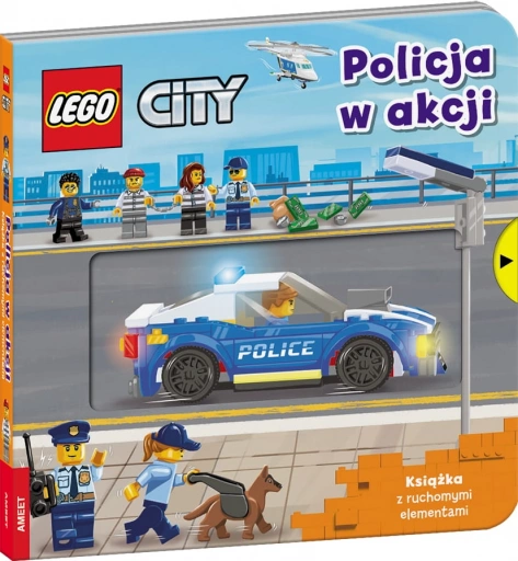 LEGO PPS6004 CITY POLICJA W AKCJI KSIĄŻKA Z RUCHOMYMI ELEMENTAMI