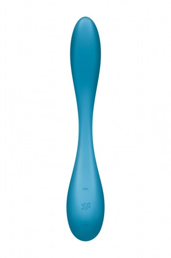 Satisfyer G Spot Flex 5+ Petrol - Wibrator do punktu G elastyczny, sterowany aplikacją, Niebieski