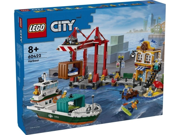 LEGO 60422 City Nadmorski port ze statkiem towarowym