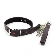 Toyz4lovers Easy Collar Leash Black - Obroża BDSM ze smyczą ⚫ DARMOWA DOSTAWA od 299zł ⚫ DYSKRETNA PRZESYŁKA 24H Z POLSKI ⚫