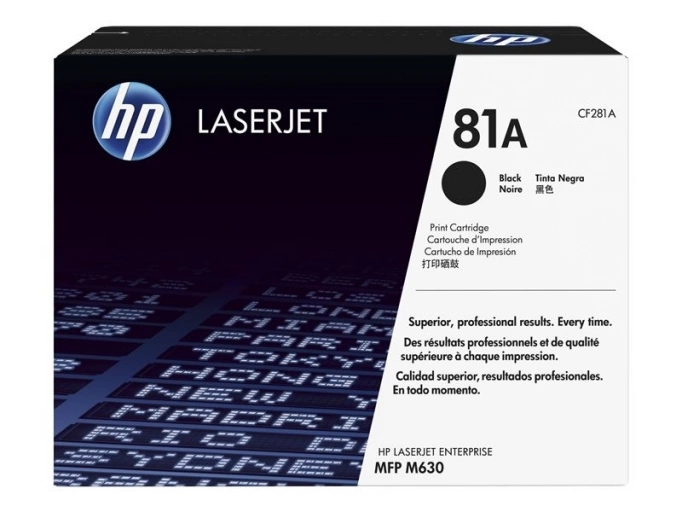 Oryginalny toner HP 81A czarny