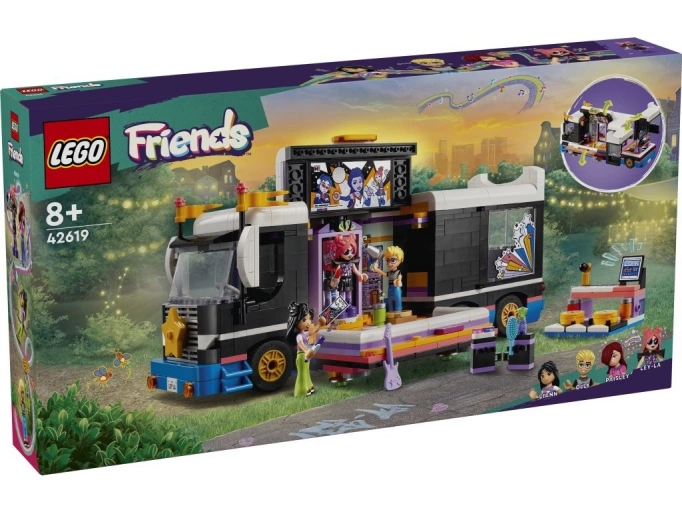 LEGO 42619 Friends Autobus koncertowy gwiazdy pop