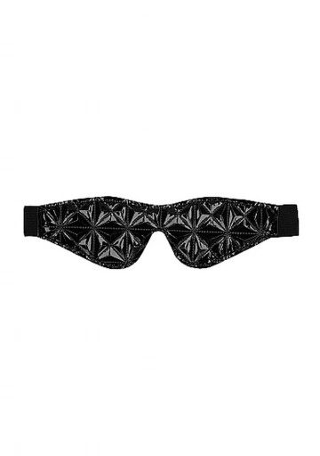 Ouch! Luxury Eye Mask Black - Maska na oczy ⚫ DARMOWA DOSTAWA od 299zł ⚫ DYSKRETNA PRZESYŁKA 24H Z POLSKI ⚫