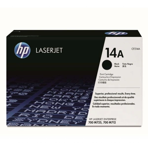 HP oryginalny toner CF214A, black, 10000s, 14A, HP LaserJet Enterprise 700 M712