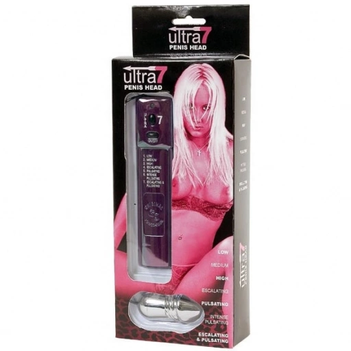 Wibrujące jajeczko penis - Ultra 7 Penis Head Vibrator