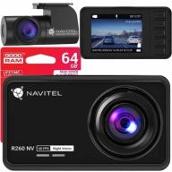 Zestaw Wideorejestrator NAVITEL R260 NV z Night Vision + tylna kamera Full HD Navitel + karta 64GB