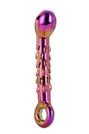 Dream Toys Glamour Glass Ribbed G-Spot Dildo - Szklane dildo ⚫ DARMOWA DOSTAWA od 299zł ⚫ DYSKRETNA PRZESYŁKA 24H Z POLSKI ⚫