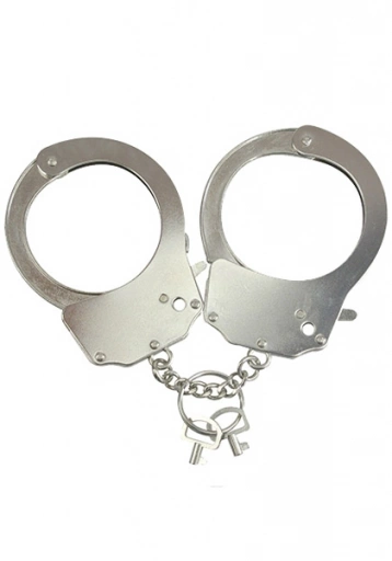 Cnex Metallic Handcuffs - Kajdanki ⚫ DARMOWA DOSTAWA od 299zł ⚫ DYSKRETNA PRZESYŁKA 24H Z POLSKI ⚫