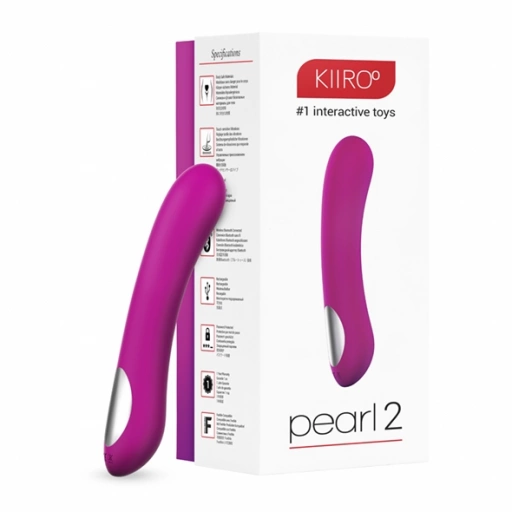 Wibrator do cyberseksu - Kiiroo Pearl 2 Teledildonic Vibrator  Fioletowy