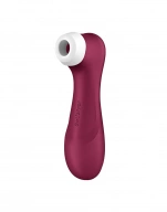 Satisfyer Pro 2 Generation 3 With Liquid Air Wine Red - Wibrator łechtaczkowy wibracje i stymulacja soniczna, Bordowy