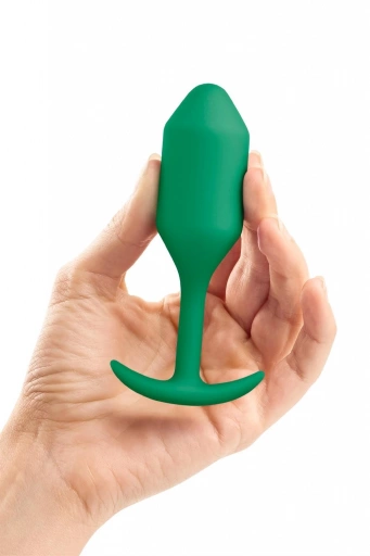 Korek analny z ciężarkami b-Vibe Snug Plug 2