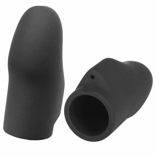 Nakładki na palce do elektrostymulacji - ElectraStim Silicone Noir Explorer Finger Sleeves  