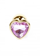 Plug-Jewellery Gold  Heart PLUG- Rose