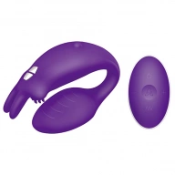 Wibrator dla par - The Rabbit Company The Couples Rabbit Purple  