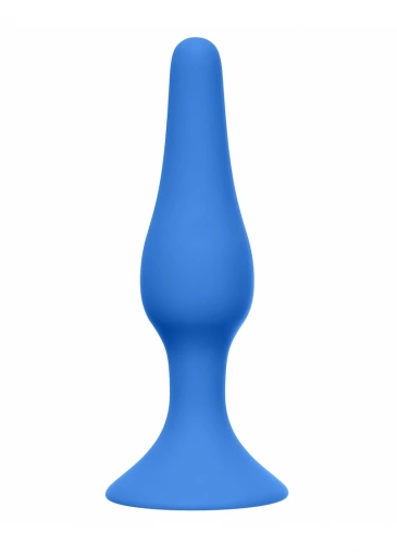 Lola Toys Slim Anal Plug Small Blue - Korek analny, niebieski ⚫ DARMOWA DOSTAWA od 299zł ⚫ DYSKRETNA PRZESYŁKA 24H Z POLSKI ⚫