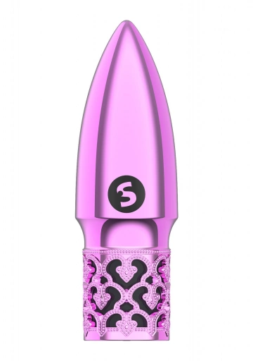 Glitter - Rechargeable ABS Bullet - Pink