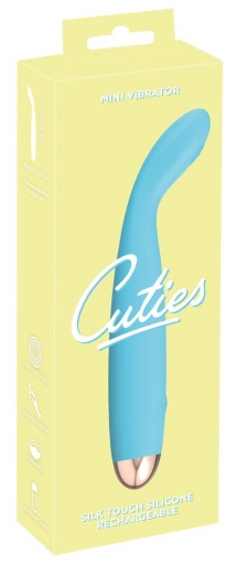 Cuties 2.0 Mini Vibrator Blue - Wibrator punktu G ⚫ DARMOWA DOSTAWA od 299zł ⚫ DYSKRETNA PRZESYŁKA 24H Z POLSKI ⚫