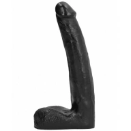 Realistyczny Dildo All Black 21cm Czarny | 100% ORYGINAŁ| DYSKRETNA PRZESYŁKA