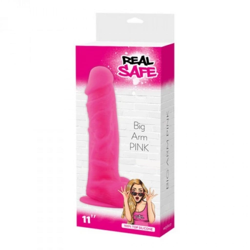 Dildo-Fallo realistico real safe big arm pink