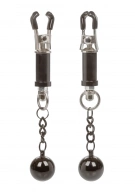 CalExotics weighted twist nipple clamps - Klipsy na sutki z odważnikami ⚫ DARMOWA DOSTAWA od 299zł ⚫ DYSKRETNA PRZESYŁKA 24H Z POLSKI ⚫