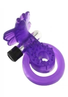 Cock & Ball Ring Butterfly Purple