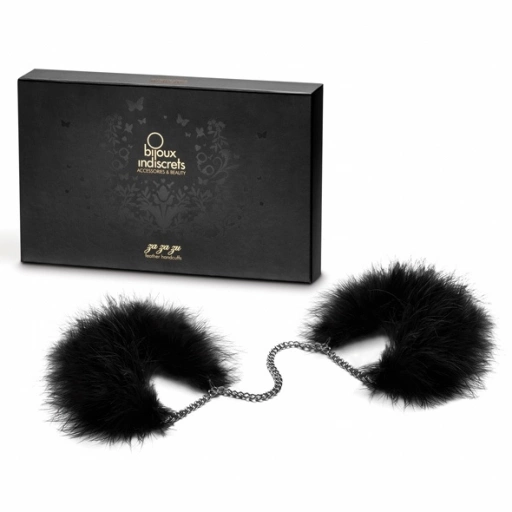 Bijoux Indiscrets Za Za Zu Feather Handcuffs – Kajdanki z piórek