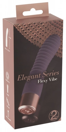 You2Toys Elegant Vibrator Flexy Vibe - Wibrator klasyczny elastyczny ⚫ DARMOWA DOSTAWA od 299zł ⚫ DYSKRETNA PRZESYŁKA 24H Z POLSKI ⚫