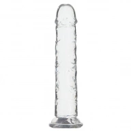 Dildo klasyczne realistyczne - Addiction Crystal Addiction Vertical Dildo (No Balls) 8 Inch  