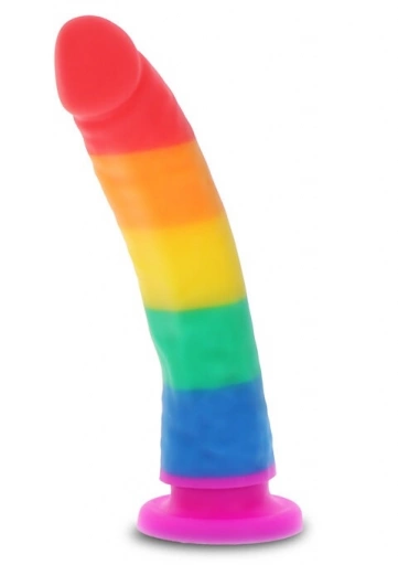 Dong tęczowy z przyssawką Unicorn Dancer Dildo