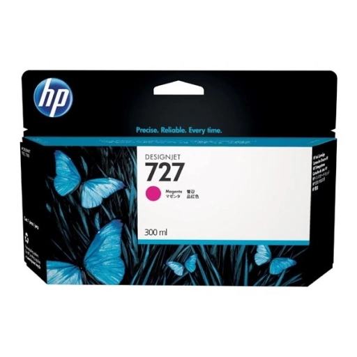 HP oryginalny ink F9J77A, No.727, magenta, 300ml, HP DesignJet T1530, T2530, T930