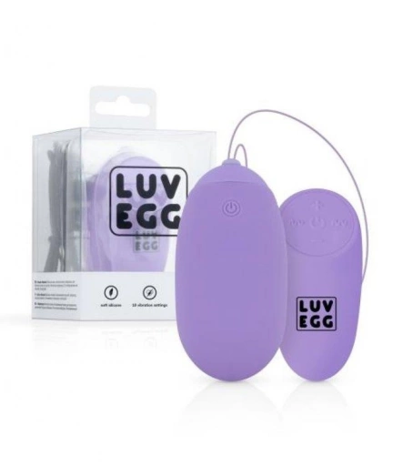 Luv Egg Luv Egg Xl Purple - Jajeczko wibrujące z pilotem ⚫ DARMOWA DOSTAWA od 299zł ⚫ DYSKRETNA PRZESYŁKA 24H Z POLSKI ⚫