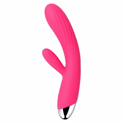 Wibrator ogrzewany ze stymulatorem - Svakom Angel Intelligent Warming Vibrator  