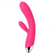 Wibrator ogrzewany ze stymulatorem - Svakom Angel Intelligent Warming Vibrator  