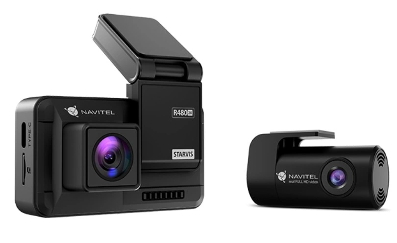 Wideorejestrator kamera samochodowa Navitel R480 2K DUAL IPS z sensorem SONY IMX335