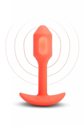 Wibrujący korek analny b-Vibe Vibrating Snug Plug - 5 rozmiarów