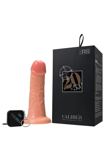 Realistic dildo Caliber 20/5 , PVC, flesh,  length 20cm, diameter 5cm