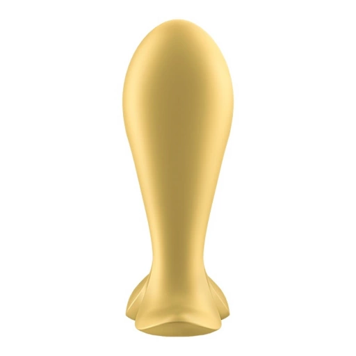 Satisfyer Intensity Plug Gold - Wibrujący korek analny sterowany aplikacją mobilną, Złoty