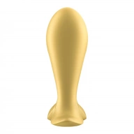 Satisfyer Intensity Plug Gold - Wibrujący korek analny sterowany aplikacją mobilną, Złoty