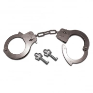 Kajdanki metalowe - S&M Metal Handcuffs