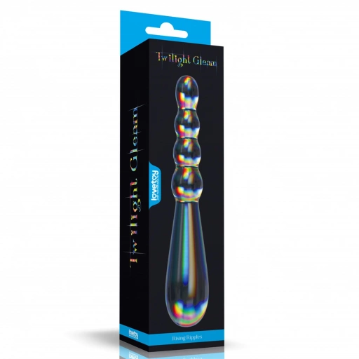 Twilight Gleam Glass Dildo