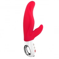 Wibrator ze stymulatorem - Fun Factory Lady Bi Dual Vibrator  Czerwony