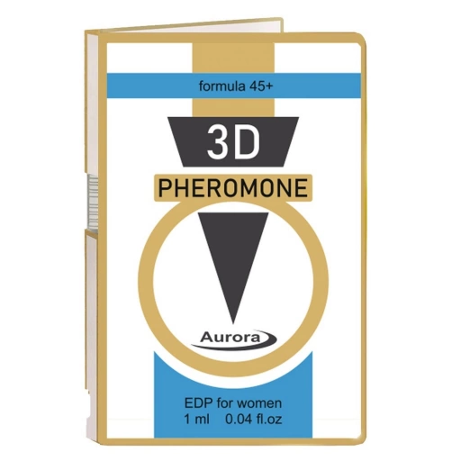 Aurora 3D Pheromone For Women 45 Plus 1Ml - Perfumy z feromonami damskie ⚫ DARMOWA DOSTAWA od 299zł ⚫ DYSKRETNA PRZESYŁKA 24H Z POLSKI ⚫