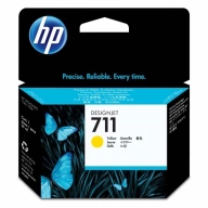 HP oryginalny tusz 711 żółty