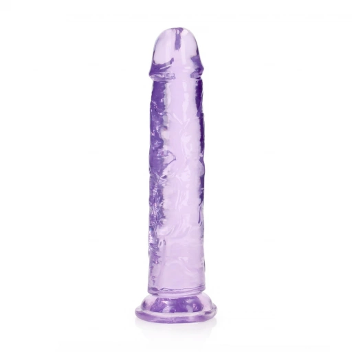 Proste Dildo z Przyssawką RealRock 23cm Fioletowy | 100% ORYGINAŁ| DYSKRETNA PRZESYŁKA