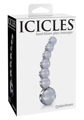 Icicles no 66 - Szklane dildo ⚫ DARMOWA DOSTAWA od 299zł ⚫ DYSKRETNA PRZESYŁKA 24H Z POLSKI ⚫