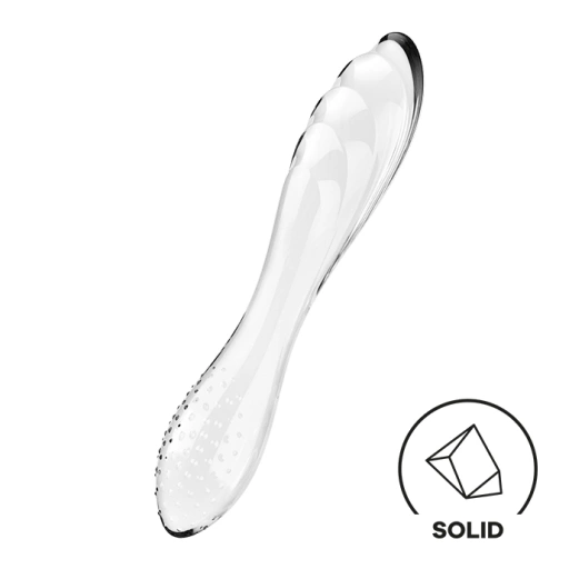 Satisfyer Dazzling Crystal 1 - Dwustronne dildo ⚫ DARMOWA DOSTAWA od 299zł ⚫ DYSKRETNA PRZESYŁKA 24H Z POLSKI ⚫