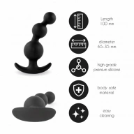 FeelzToys plugz butt plug black nr. 4 - Korek analny ⚫ DARMOWA DOSTAWA od 299zł ⚫ DYSKRETNA PRZESYŁKA 24H Z POLSKI ⚫